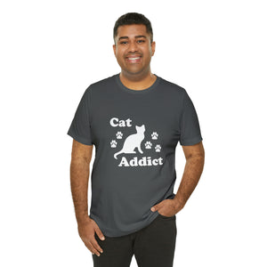 T-Shirt: Cat Addict