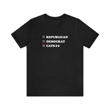 Load image into Gallery viewer, T-Shirt: Republican Democrat Cats